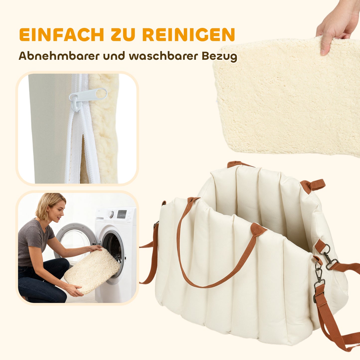 Sicher reisen, schick tragen: Deine Hundetasche mit Autositz-Funktion (bis 5 kg)