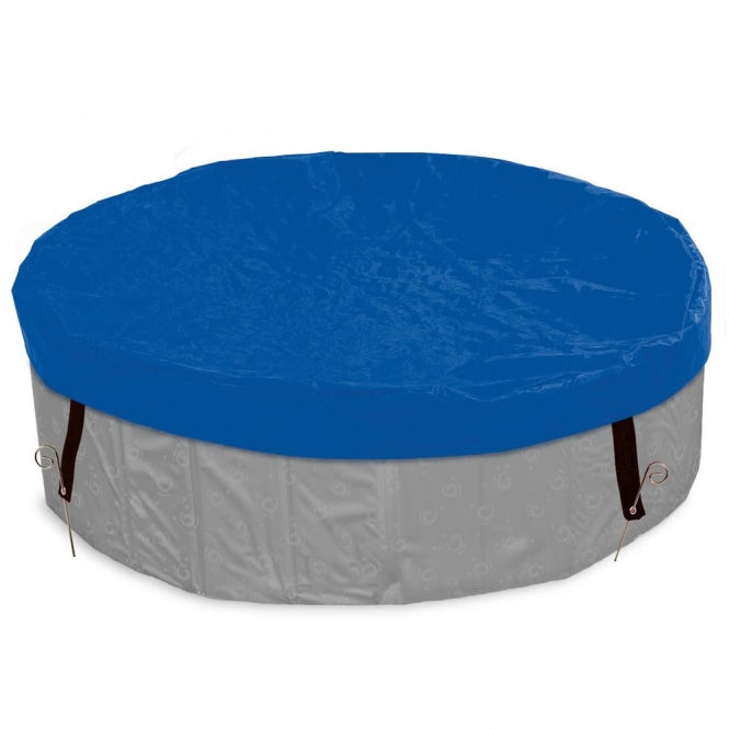 Schutzabdeckung für Hundepool in blau