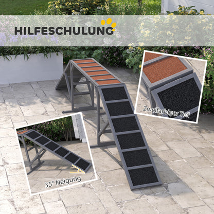 Sicher hoch und runter: Deine wetterfeste Hunde-Agility-Rampe bis 40 kg
