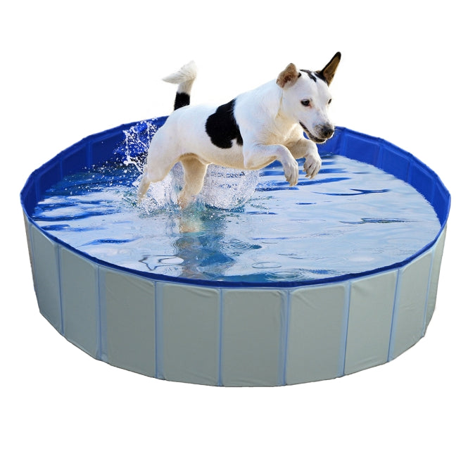 Faltbarer Hundepool in blau