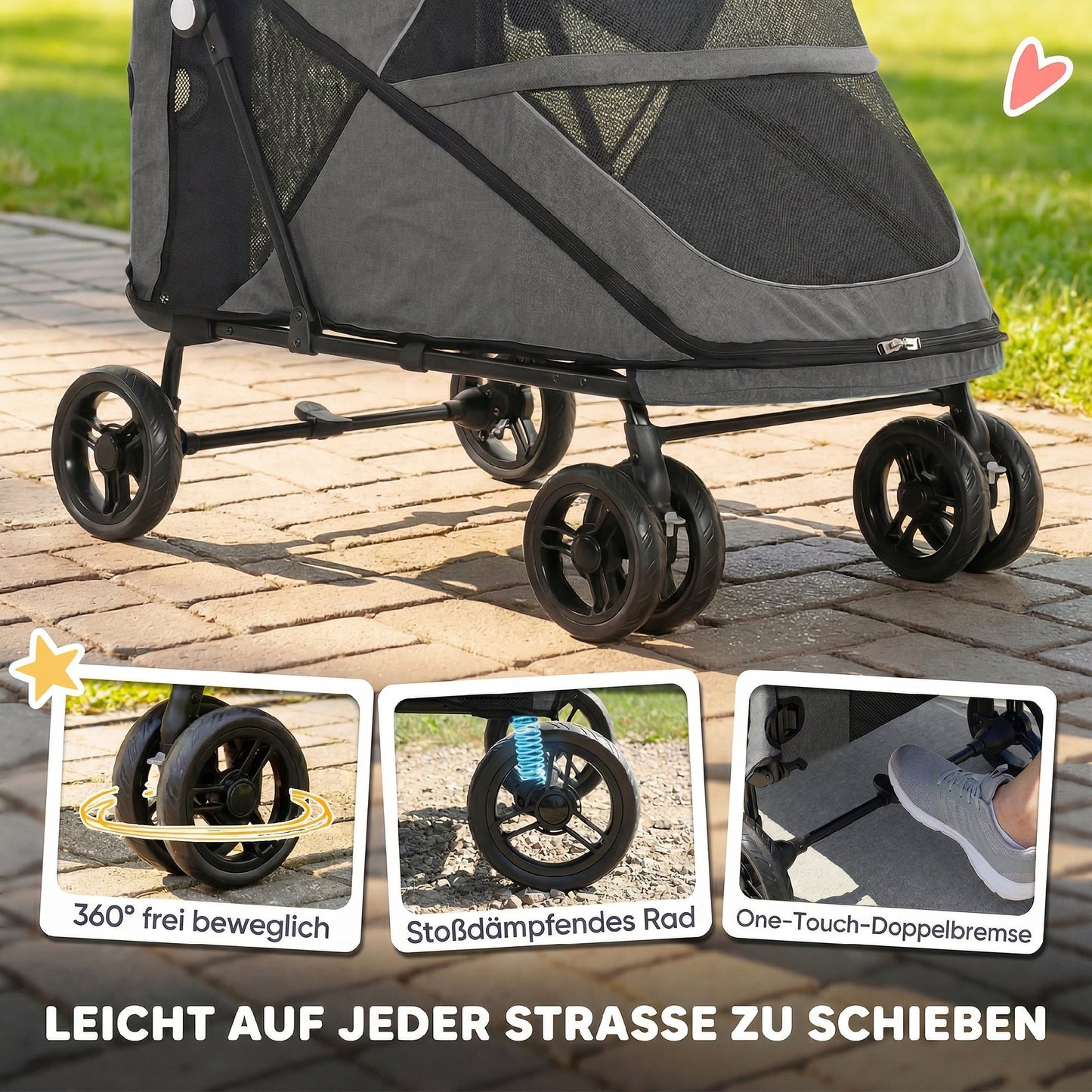 Hundewagen für große Hunde: damit eure Lieblingsrunde nie enden muss