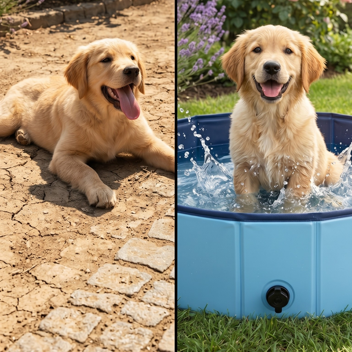 Die perfekte Abkühlung: Dein neuer faltbarer Hundepool