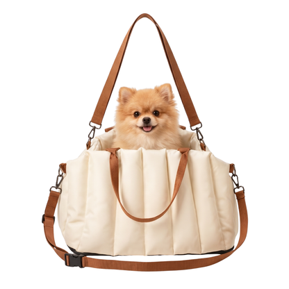 Sicher reisen, schick tragen: Deine Hundetasche mit Autositz-Funktion (bis 5 kg)