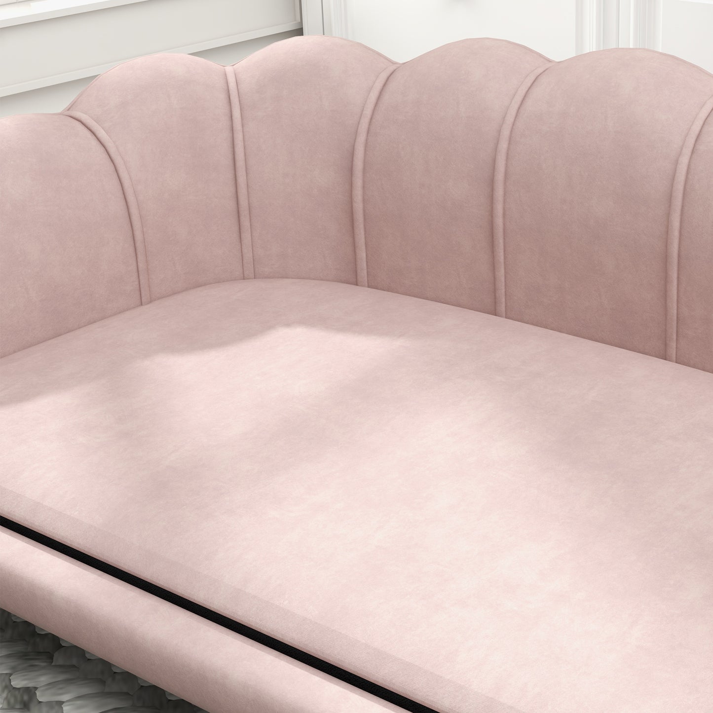 Luxus zum Entspannen: Dein gepolstertes Hundesofa (Rosa, bis 25 kg)