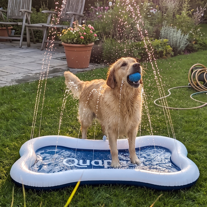 Wassersprinkler-Matte für Hunde, Gartenschlauch (140 cm)